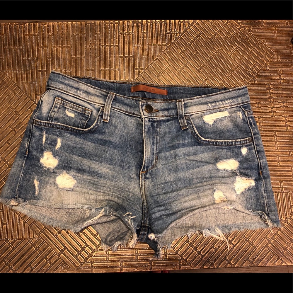 Joe’s Jeans distressed denim shorts
